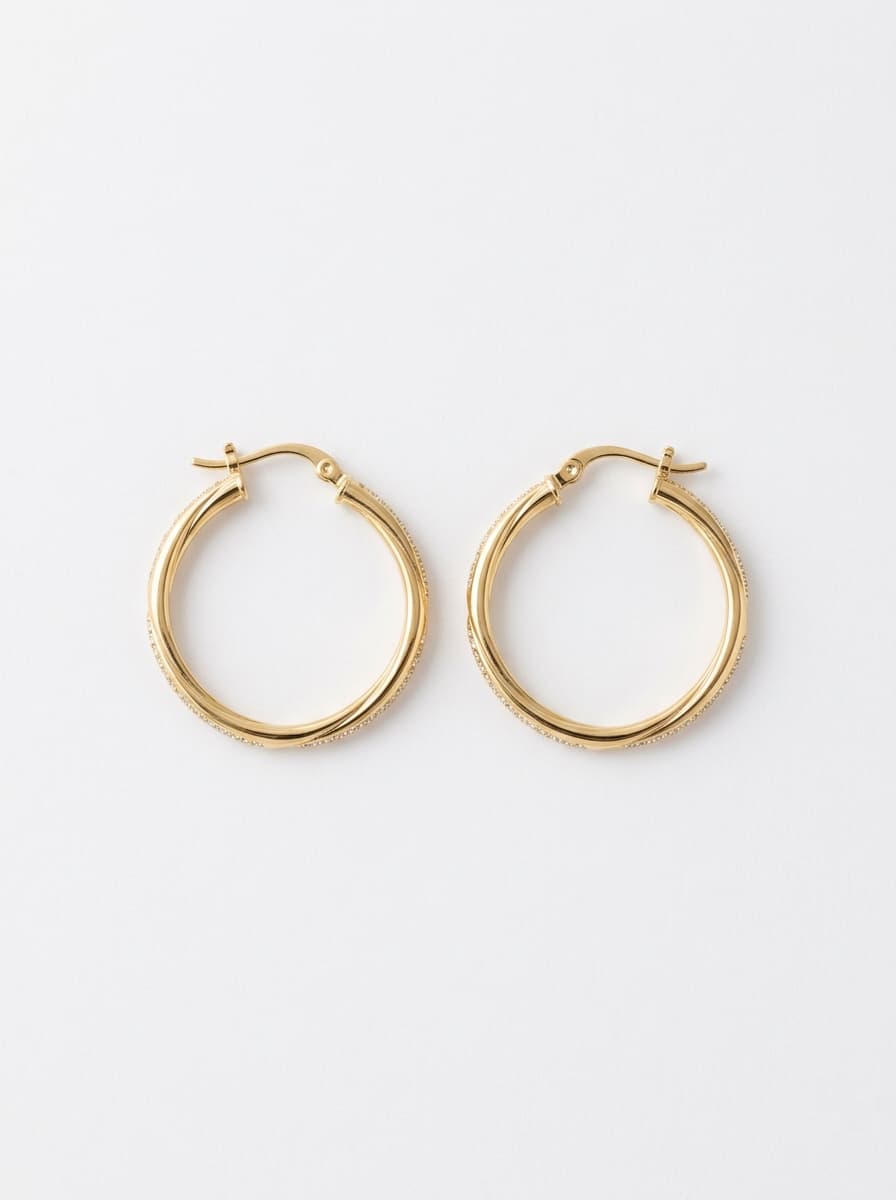 Aurora Crystal Hoops